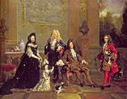Nicolas de Largilliere Louis XIV and His Family oil painting